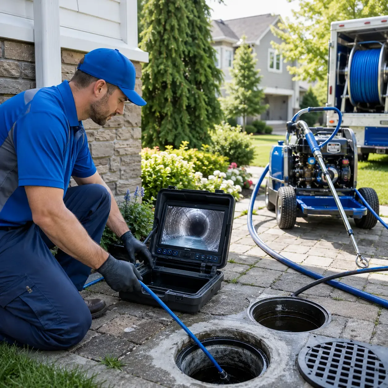 Outdoor drain cleaning professionals serving Jim Thorpe, PA
